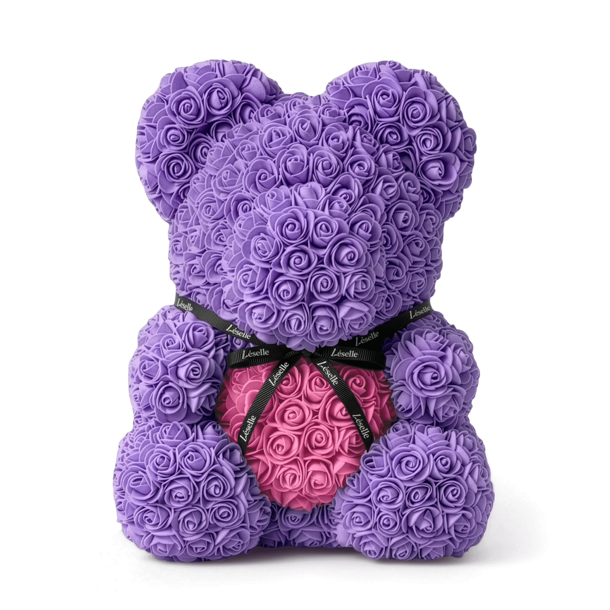 Eternal Rose Bear - Lavender Purple Edition