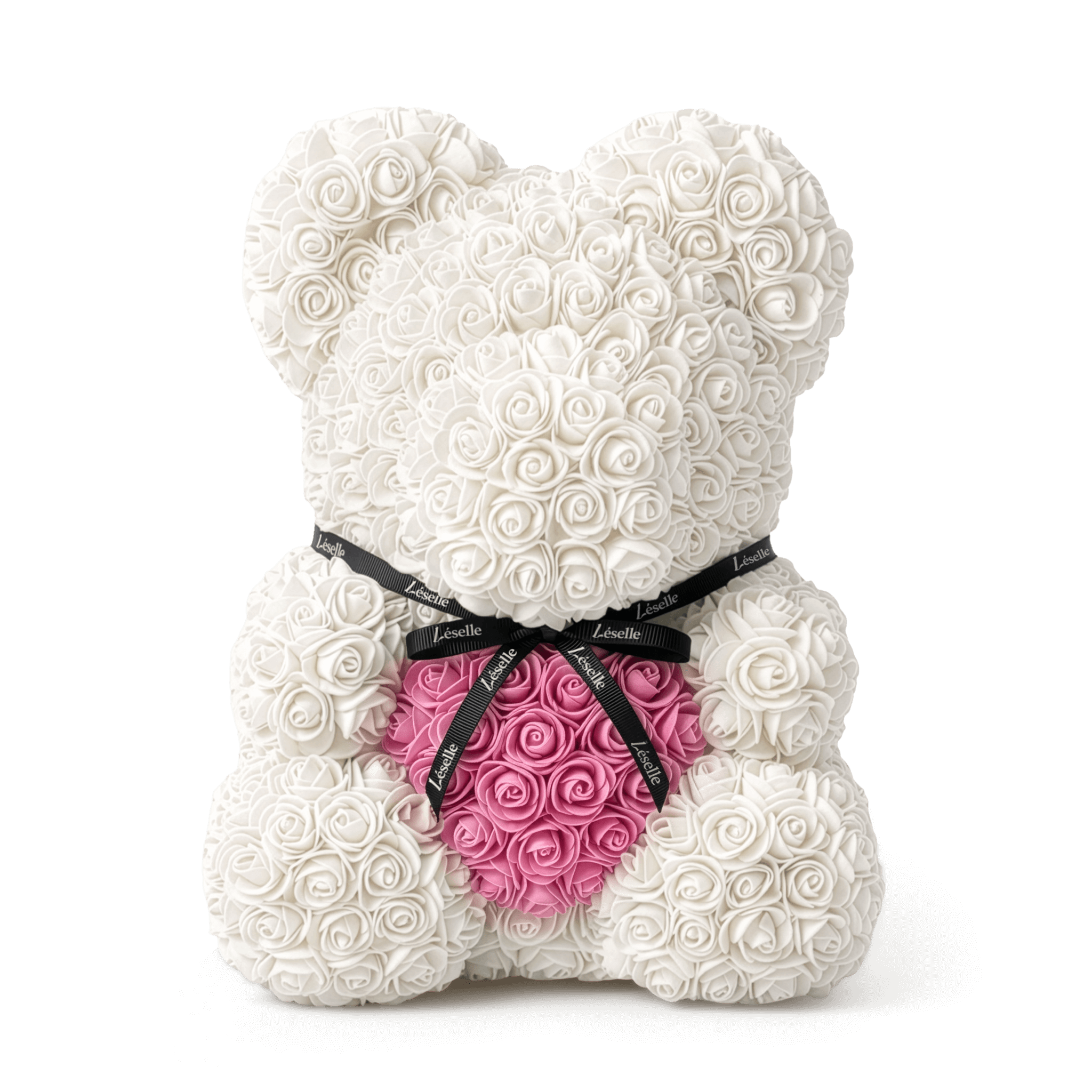 Eternal Rose Bear - Pearl White Edition