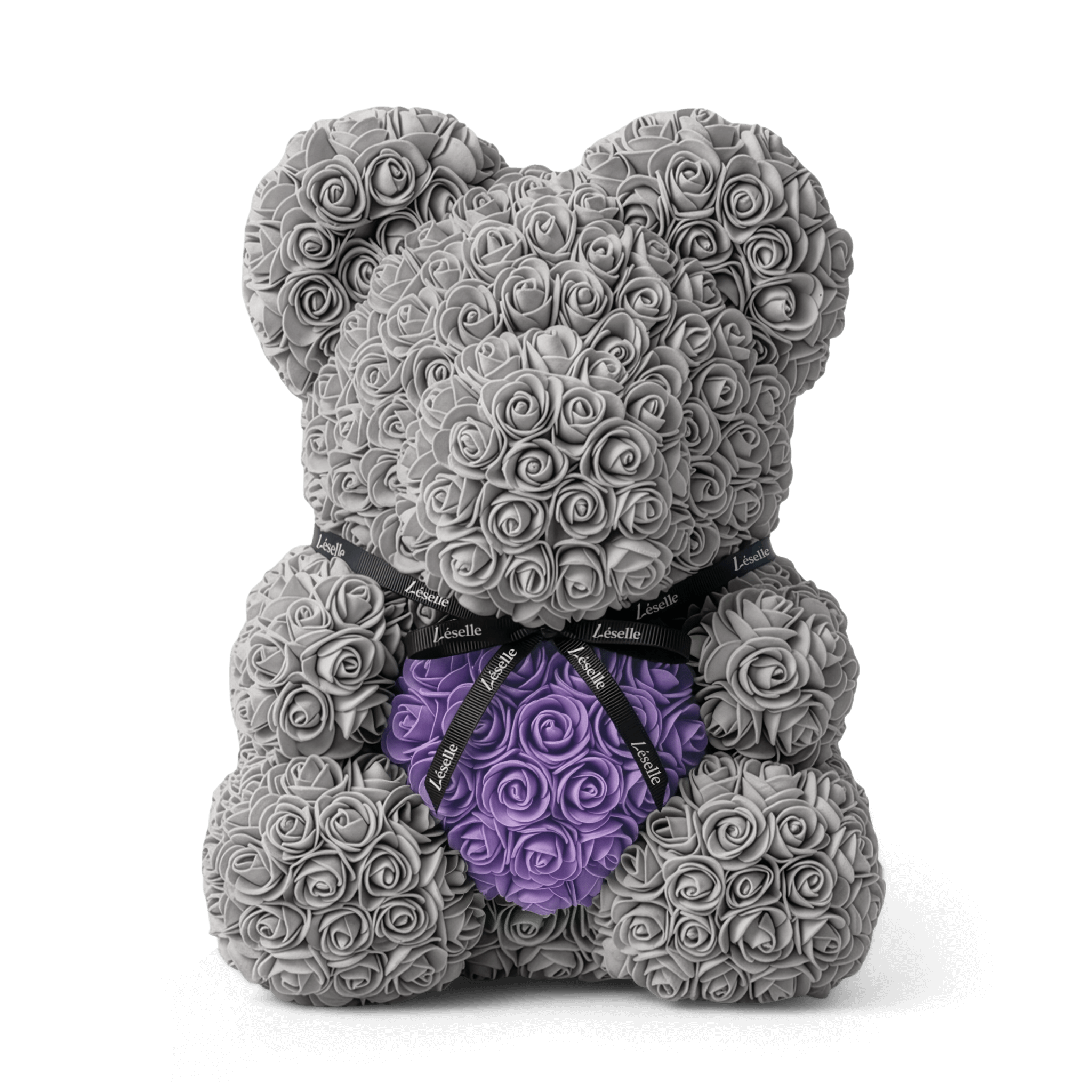 Eternal Rose Bear - Platinum Grey Edition