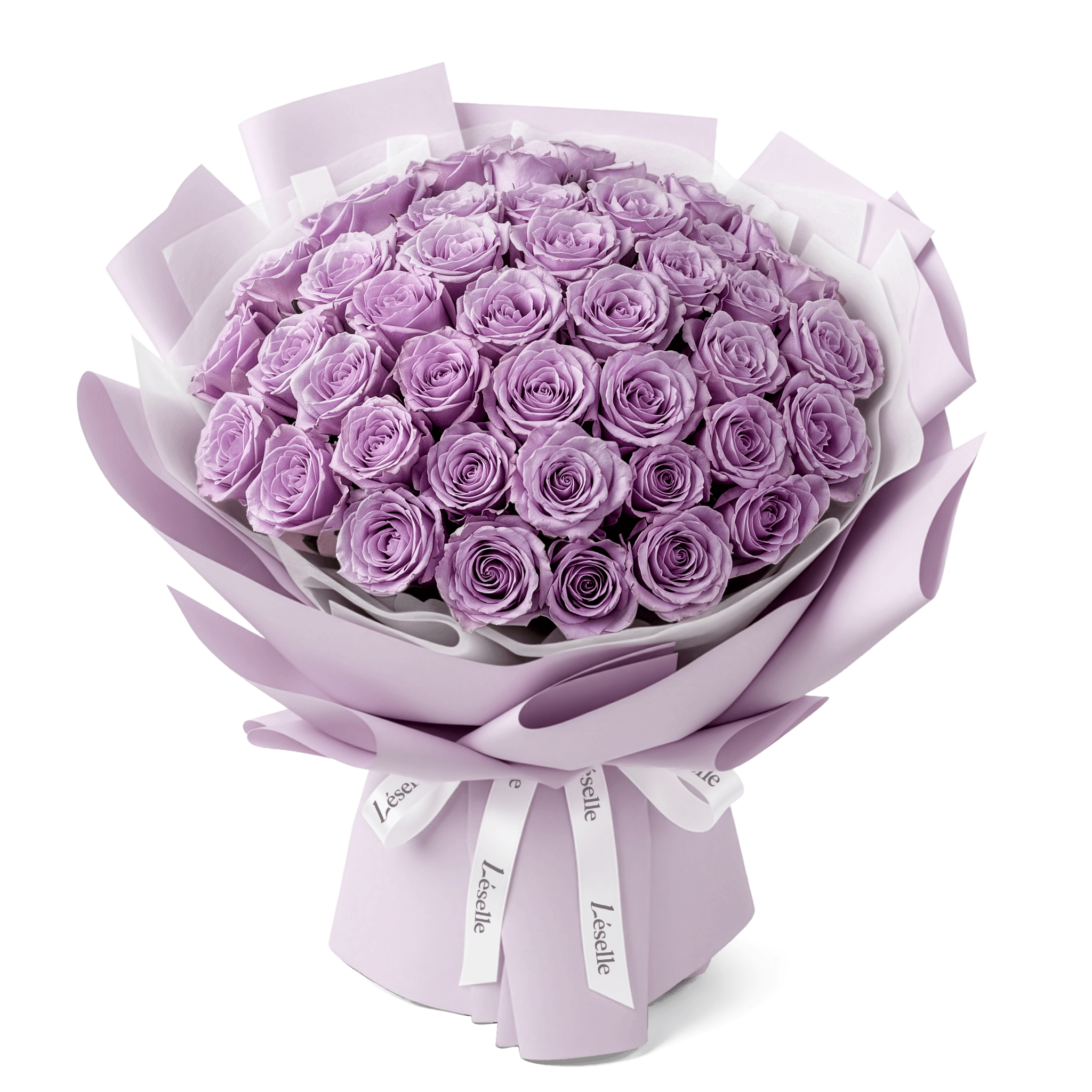 The Grand Star Platinum // Premium Ecuadorian Purple Rose Bouquet