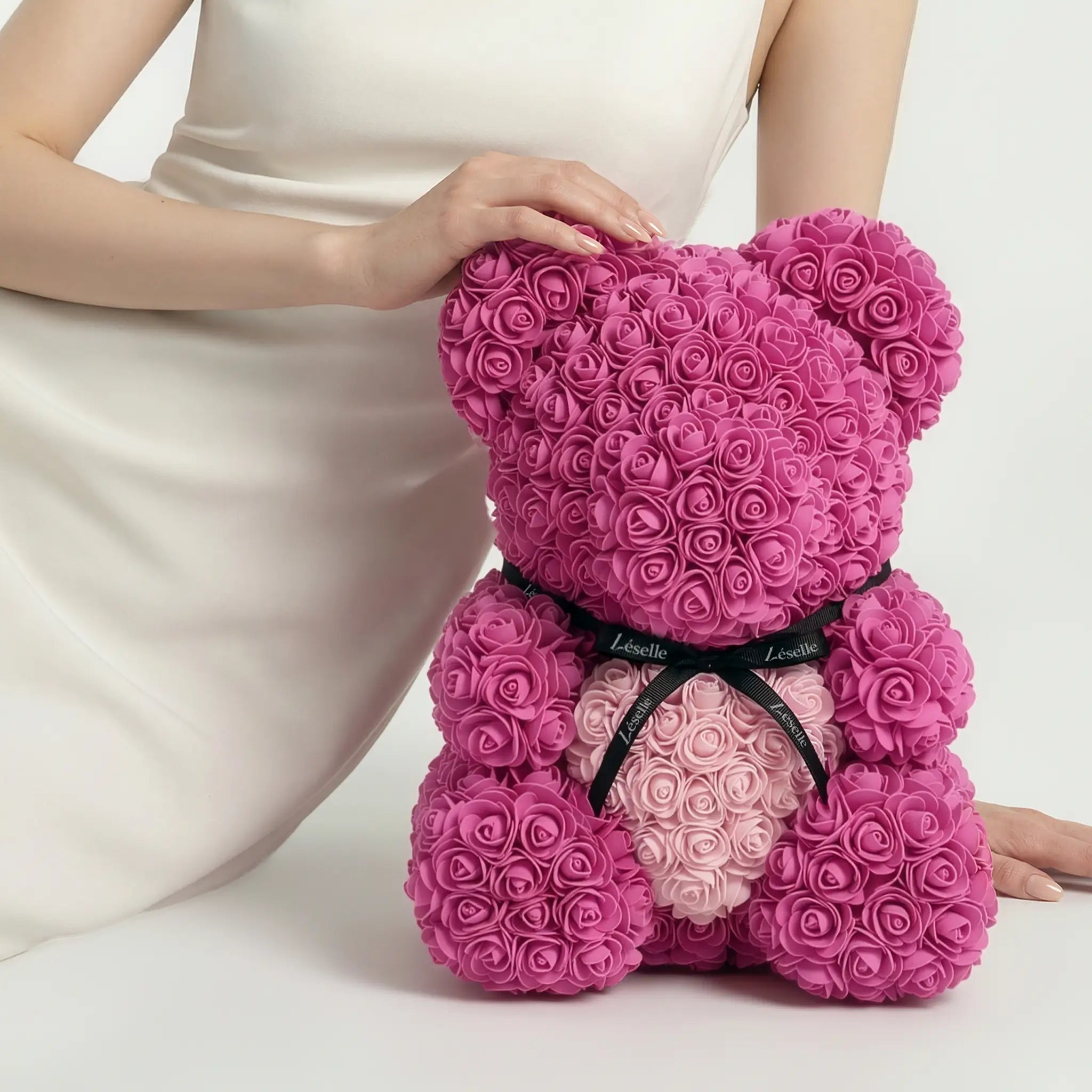 Eternal Rose Bear - Peach Pink Edition